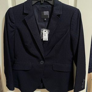 The Limited Navy Blazer with White dots. Size XS.